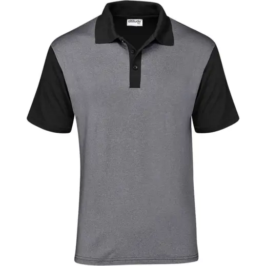 Mens Crossfire Golf Shirt Grey